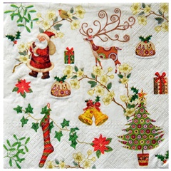 Servetele pentru Decoupage cu motiv de Craciun 1 bucata