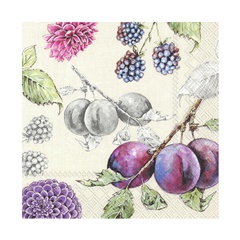 Șervețele pentru DECOUPAGE - Delicious Plums - 1 buc
