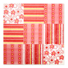 Șervețele pentru decoupage - Flori roz - 1buc