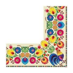 Servetele pentru decoupage - Folclor White & Cream - 1 produs