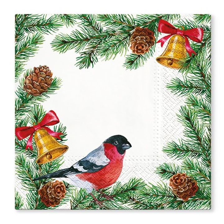 Servetele pentru decoupage Frame with Bells - 1 buc