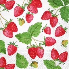 Servetele pentru decoupage Fresh Strawberry - 1 buc