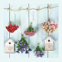 Șervețele pentru DECOUPAGE - Garden Flowers - 1 buc