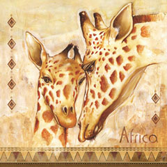 Șervețele pentru DECOUPAGE - Girafe - 1 buc