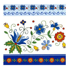 Șervețele pentru DECOUPAGE - Kashubian Folk - 1 buc