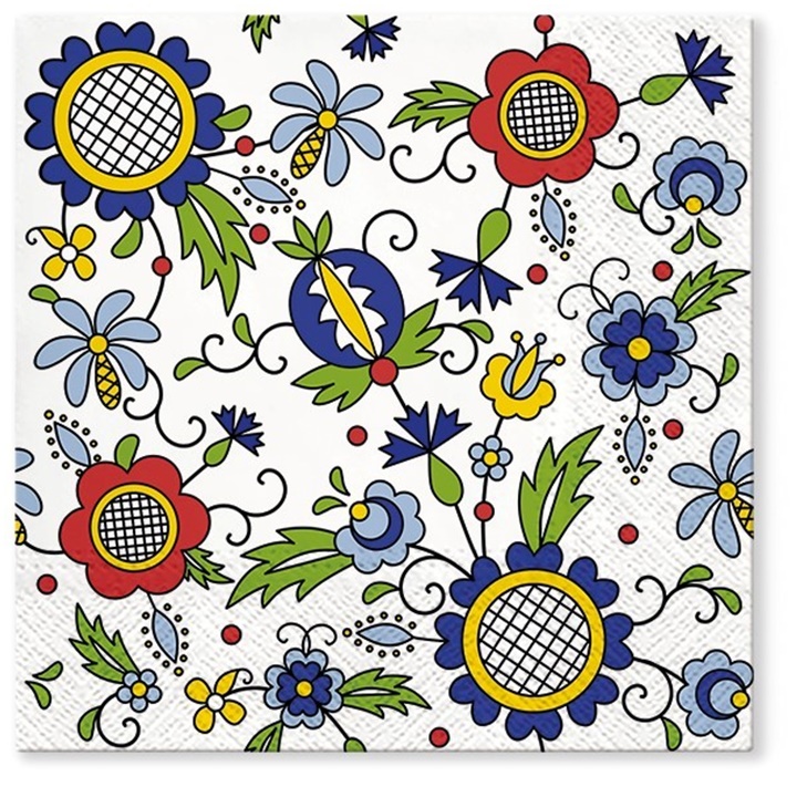 Șervețele pentru decoupage Kashubian Style - 1 piesă 