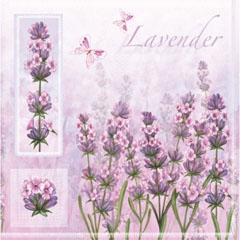 Șervețele pentru DECOUPAGE - lavanda Garden - 1 buc