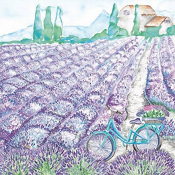 Șervețele pentru decoupage Lavender View - 1 buc