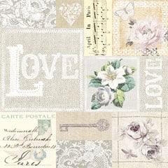 Șervețele pentru DECOUPAGE - Love- 1 buc
