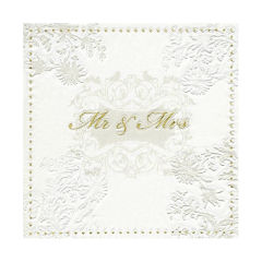 Șervețele pentru decoupage - Mr & Mrs Gold - 1 produs