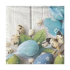 Servetele pentru decoupage - Oua de paste albastre - 1 produs