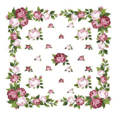 Șervețele pentru DECOUPAGE - Roses - 1 buc