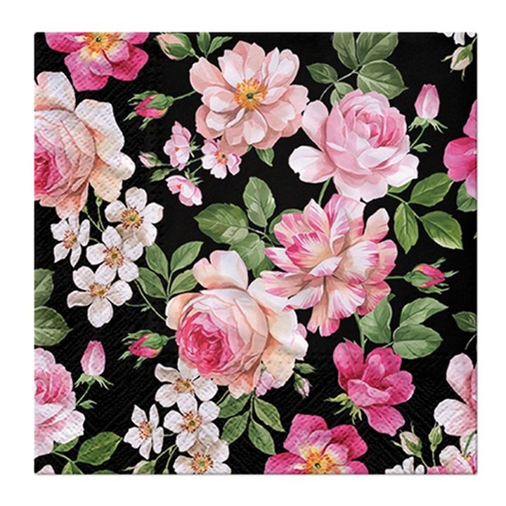 Șervețele pentru DECOUPAGE Roses Glory Black - 1 buc