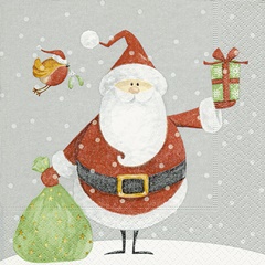 Servetele pentru decoupage Santa with Oskar 1 bucata