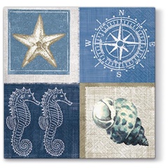 Servetele pentru decoupage Sea Life - 1 buc