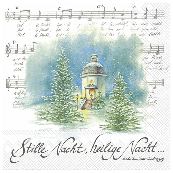Șervețele pentru DECOUPAGE Silent Night - 1 buc