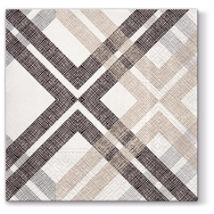 Servetele pentru decoupage Stylish Check - 1 buc