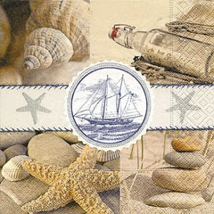 Șervețele pentru DECOUPAGE - Suveniruri de la mare - 1 buc