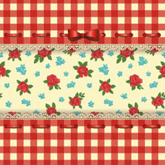 Șervețele pentru DECOUPAGE -  Trandafiri rosii - 1 buc
