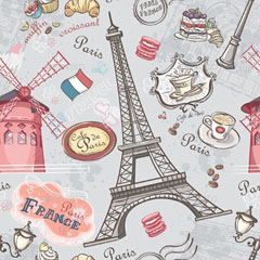 Șervețele pentru DECOUPAGE - Turnul Eiffel - 1 buc