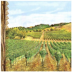 Servetele pentru decoupage Vineyard - 1 buc