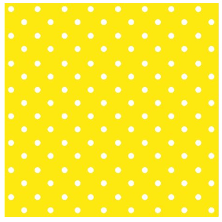 Șervețele pentru decoupage Yellow Dots - 1 piesă