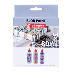 Set creativ Art Creation Blob Paint mentă 3 x 80 ml