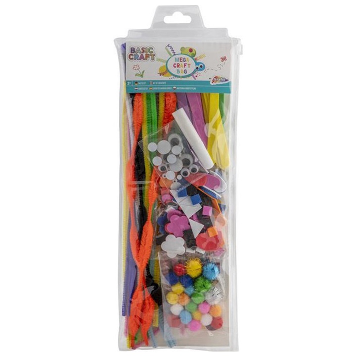 Set creativ Grafix Megacraft Bag - 250 buc