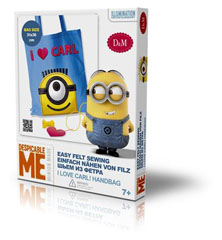 Set creativ Minions - sac de pânză I love Carl