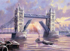 SET creativ pentru pictura - Tower Bridge A3