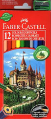 Set creioane colorate ECO Castell  - 12 culori