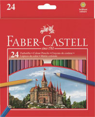 Set creioane colorate ECO Castell  - 24 culori
