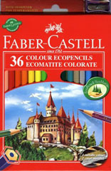 Set creioane colorate ECO Castell  - 36 culori