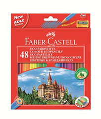 Set creioane colorate ECO Castell  - 48 culori