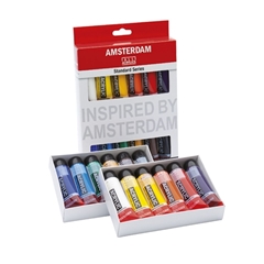 Set culori acrilice AMSTERDAM STANDARD 12 x 20 ml