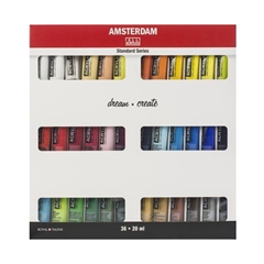 Set culori acrilice AMSTERDAM STANDARD 36 x 20 ml