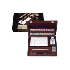 Set culori acuarela Rembrandt Professional / 28 recipiente   accesorii