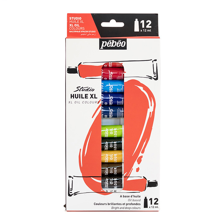 Set culori ulei Studio Huile XL Pebeo 12x12 ml 