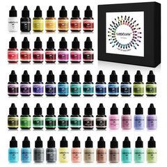 Set de cerneluri cu alcool KAMENSKAYA MINI 50 x 5 ml
