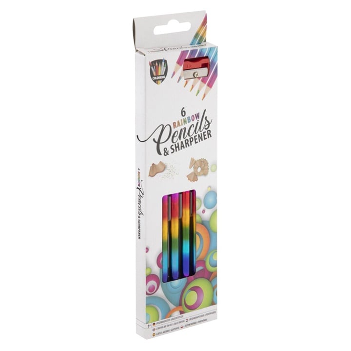 Set de creioane colorate Rainbow