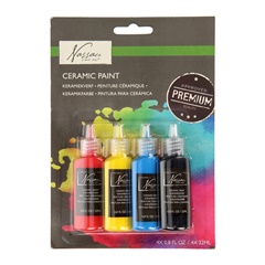 Set de culori acrilice Nassau Fine Art 4 x 22 ml