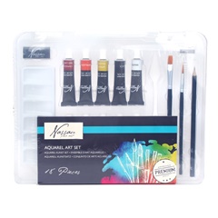 Set de culori acuarele Nassau Fine Art – 18 piese