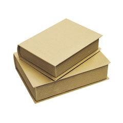 Set de cutii de carton în formă de carte