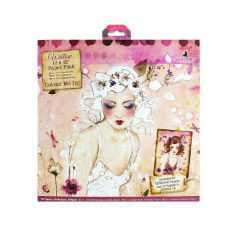 Set de hârtie Santoro Colour Me In 30.5 x 30.5 cm / 32 coli