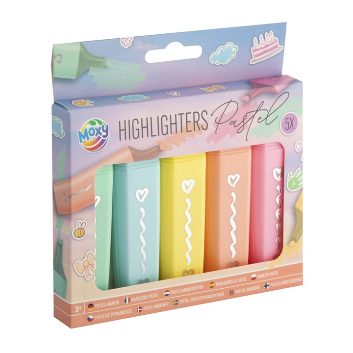 Set de iluminatoare pastelate