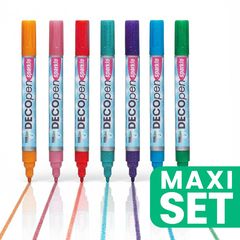 Set de markere cu sclipici - 7 nuanțe