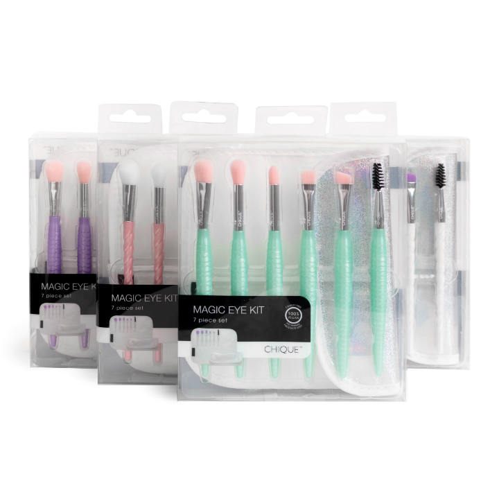 Set de pensule pentru ochi | culori diferite