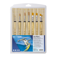 Set de pensule pentru pictura da Vinci JUNIOR 5371 pentru scoala si hobby - 8 piese