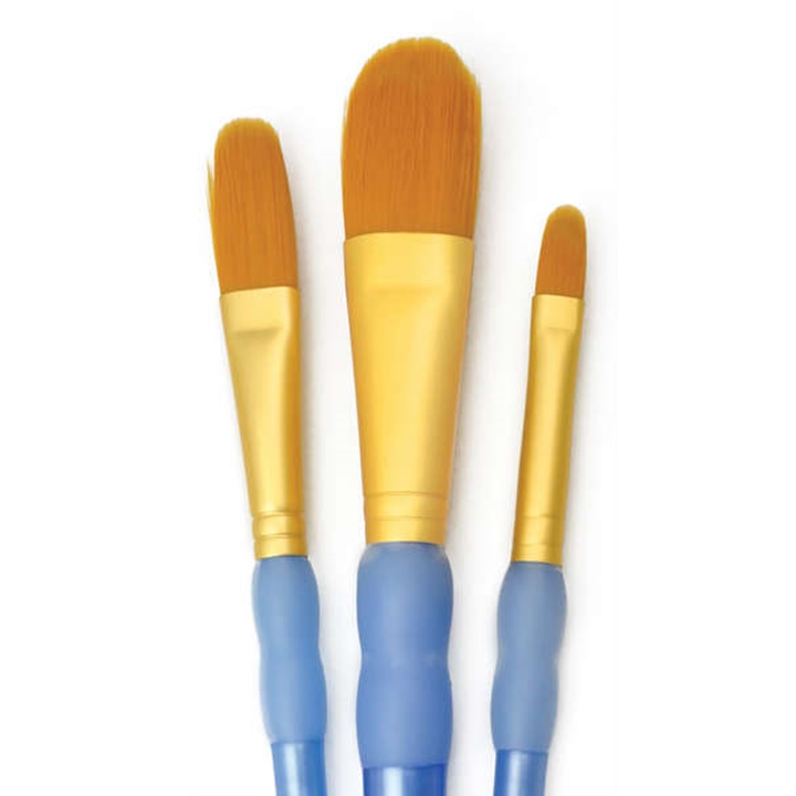 Set de pensule rotunde sintetice Royal & Langnickel 3 bucăți
