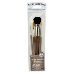 Set de perii Royal & Langnickel Gold Taklon